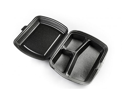 Ланч-бокс 83 LB (тп В) М 3 секц Черный 1 замок ЮУП купить в Перми в Упакофф