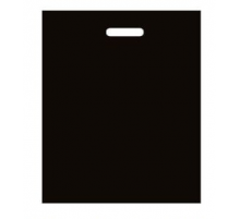 Пакет с вырубной ручкой 40*45 60мкм черный