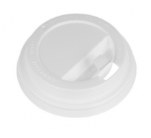 Крышка для стакана бум белая TLS-80 с закр питейником 100/1000