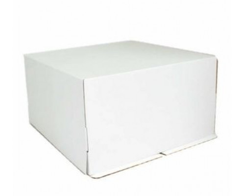 Коробка для торта 300*300*190мм белая купить в Перми в Упакофф