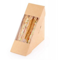 Контейнер ECO SANDWICH 60 с окном 130*130*60 Сендвич (уп50/кор800)