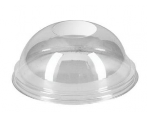 Крышка купольная с отверстием д95 для стакана СтПласт (уп 50/1000) шейкер купить в Перми в Упакофф