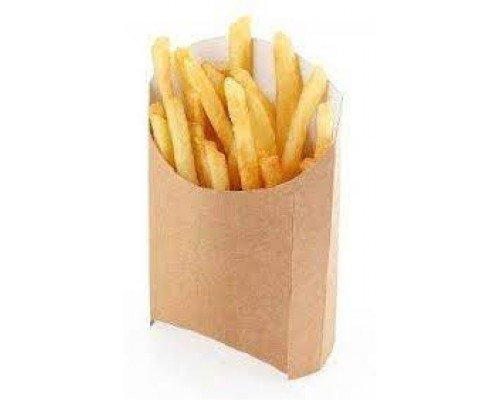 Упаковка для картофеля ФРИ Eco Fry L 50*126*135 (уп50/в кор 20 уп) крафт купить в Перми в Упакофф