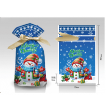 Мешочек НГ 23*34см Новый год рисунок в ассортименте