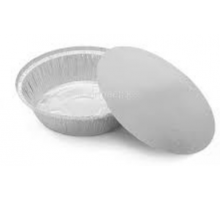 Контейнер алюминиевый с крышкой круглый 205*167 1405мл