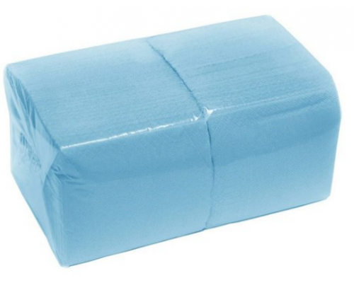 Салфетки бумажные 24*24см 400шт голубые купить в Перми в Упакофф