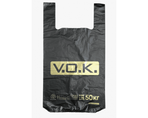 Майка ПНД 30+15*55 25мкм VOK черный уп 100шт (пак 1000) Союз-Пакет купить в Перми в Упакофф Майка ПНД 30+15*55 25мкм VOK черный уп 100шт (пак 1000) Союз-Пакет купить в Перми в Упакофф