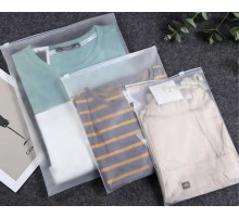 Пакеты матовые 400*500 60/70мкм с слайд защелкой (бегунком)