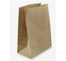 Пакет бумажный 250*170*70 крафт б/п (100/1400)