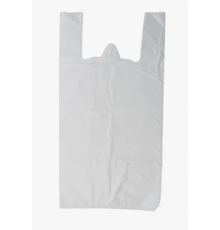 Майка ПНД 40+16*70 16мкм НУЛЕВКА белая уп 100шт (пак 1000) А