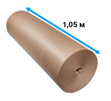 Гофрокартон двухслойный 105см в рулоне 50м мягкий 12кг