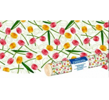 Скатерть ПВД 120*160см 35мкм 5шт цветная в рулоне в ассортименте