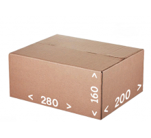 Коробка картонная 280*200*160 Т22С Коробка картонная 280*200*160 Т22С
