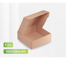 Коробка картонная самосборная 320*320*80мм СП