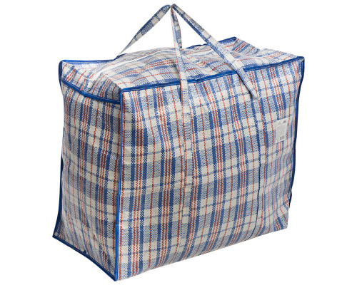 Сумка баул ПП 60*50+30 с молнией клетка купить в Перми в Упакофф