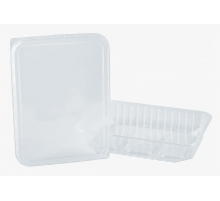 Контейнер прям 500мл 186*132*37 ДНО+КРЫШКА