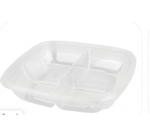 Контейнер СпК-1919 620мл 190*190*41 с крышкой прозрачный