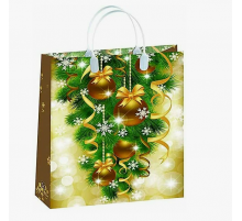 Пакет с пластиковой ручкой 32*42*10 150мкм НОВЫЙ ГОД мягкий пластик в ассортименте Пакет с пластиковой ручкой 32*42*10 150мкм НОВЫЙ ГОД мягкий пластик в ассортименте