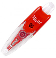 Корректирующая лента BRAUBERG "Click", 5 мм х 6 м, корпус прозрачный, автоматическая, блистер