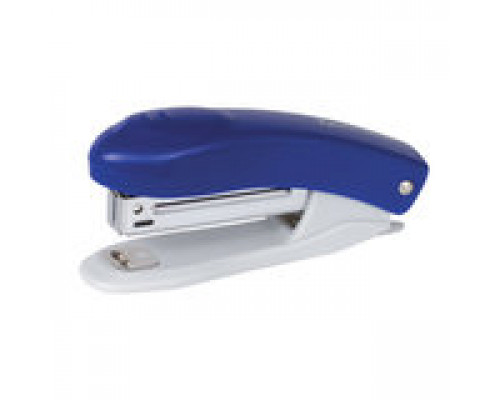 Степлер №10 BRAUBERG "Original", до 12 листов, с антистеплером, синий