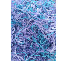 Бумажный наполнитель 50гр цветной микс Синий