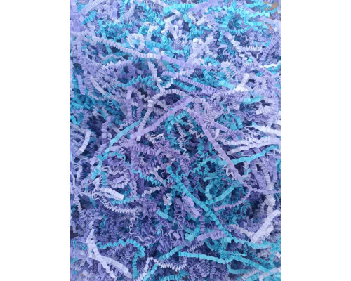 Бумажный наполнитель 50гр цветной микс Синий