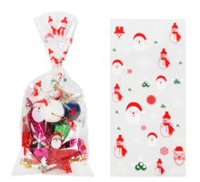 Пакет БОПП НГ 13*27см Новый год набор в упак 50шт рисунок в ассортименте Пакет БОПП НГ 13*27см Новый год набор в упак 50шт рисунок в ассортименте