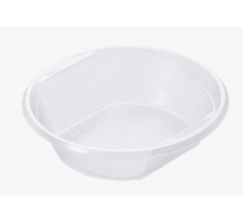 Миска пластиковая 500мл d-170 прозрачная ПП (50/1600)