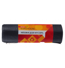 Мешок для мусора ПНД 60л 20шт EUROHOUSE 6мкм