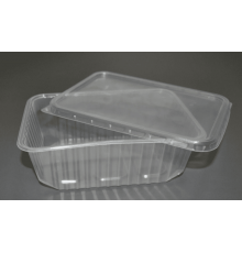 Контейнер BRO PACK 1000мл ДНО+КРЫШКА 186*132*64 (100/500)