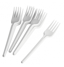 Вилка пластик 150мм белая ВЗЛП (уп50шт/2000шт)