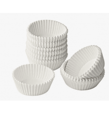 Форма бумажная Маффин 50*25мм белый (100шт в упак)