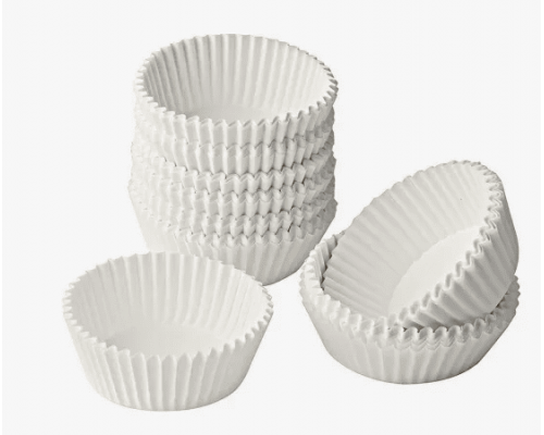 Форма бумажная Маффин 50*25мм белый (100шт в упак)