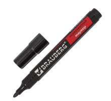 Маркер перманентный BRAUBERG Contract ЧЕРНЫЙ 3мм