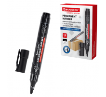 Маркер перманентный с колпачком для вскрытия коробок BRAUBERG LOGISTIC SPECIAL 1-3 мм