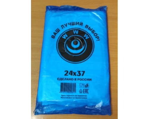 Мешок ПНД 24*37*10мкм WWW 500шт