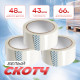 Скотч 48мм*66м 43мкм БЕЛЫЙ (кор 36шт)