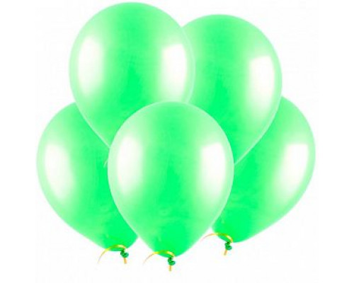 Шар латексный 12"/30см пастель зеленые ВЕСЕЛУХА (уп 100шт)