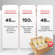 Скотч 48мм*150м 45мкм прозрачный (кор 36шт)