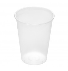 Стакан 375/410мл BUBBLE CUP D-90мм прозрачный матовый (25шт/500уп)