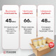 Скотч 48мм*66м 45мкм NOVAROLL прозрачный (кор 36шт)