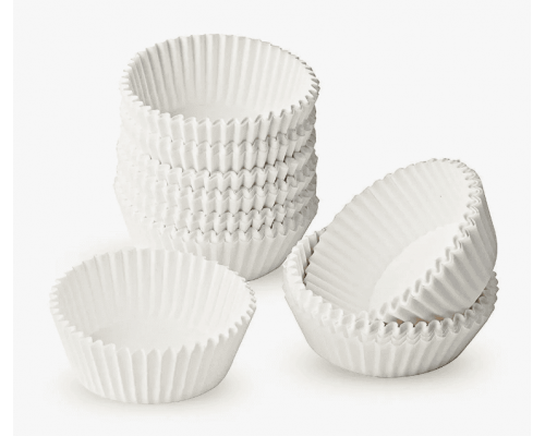 Форма бумажная Маффин 50*25мм белый (90шт в упак)